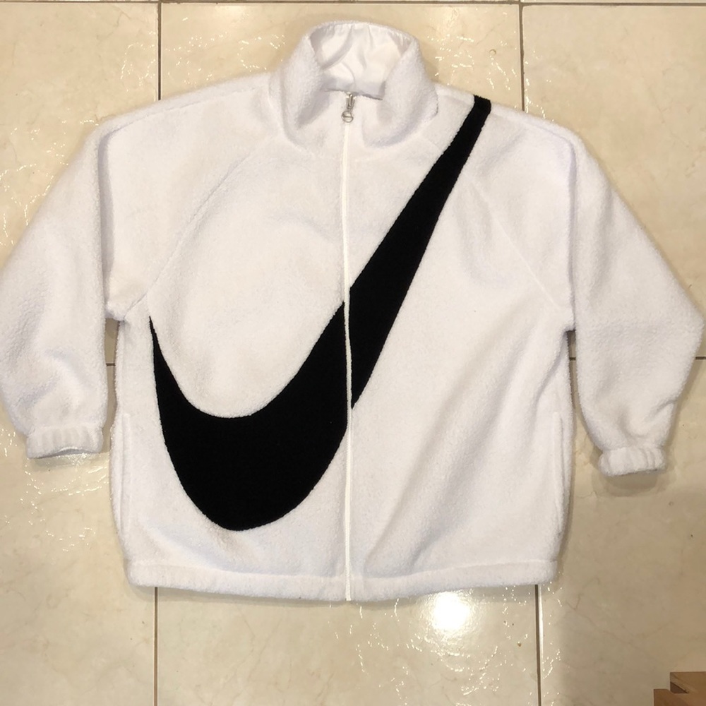 1990s Vintage Nike big swoosh jacket size Large